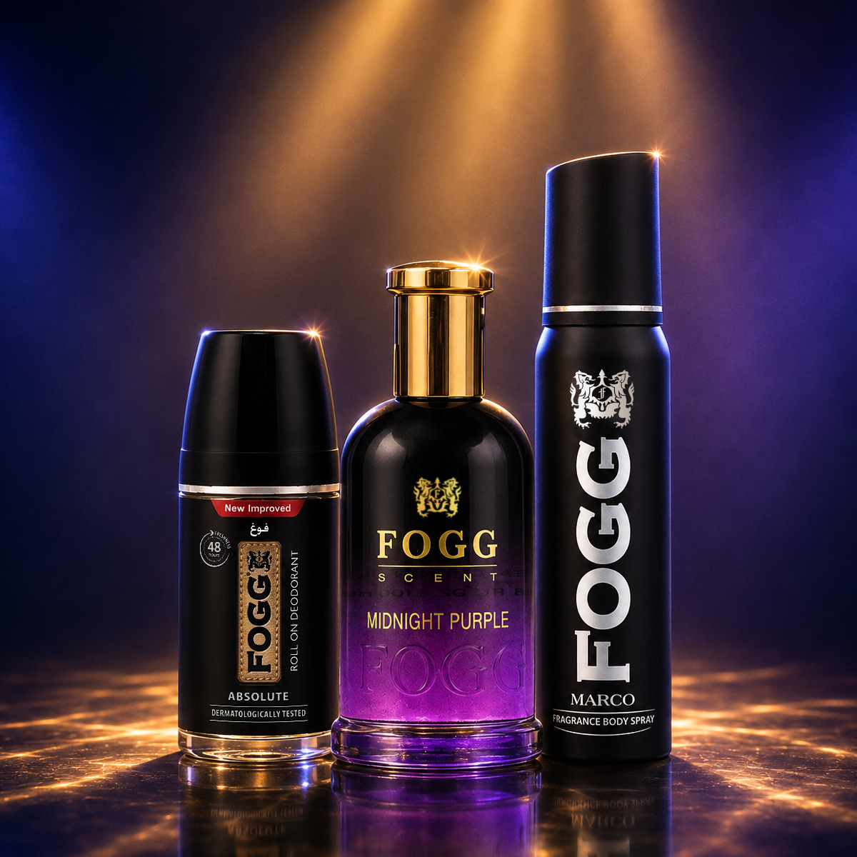 Essential Bundle  <br> 1 x Body Spray <br> 1 x Roll On <br> 1 x 100ml Scent